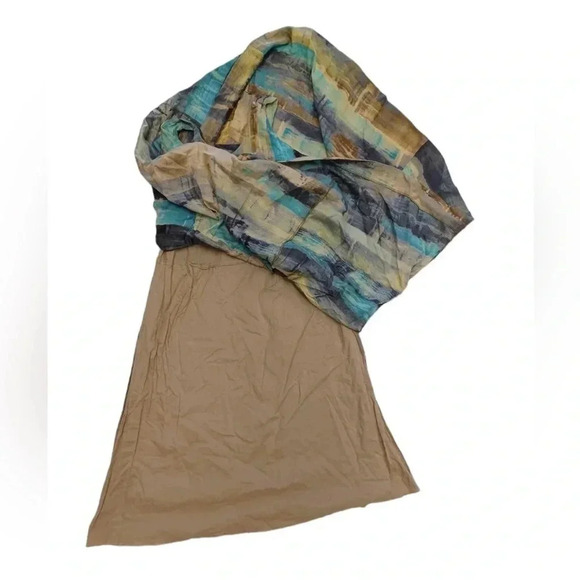 Nic + Zoe Silk Blend Sleeveless Mini A Line Dress Size 8 - Picture 6 of 10